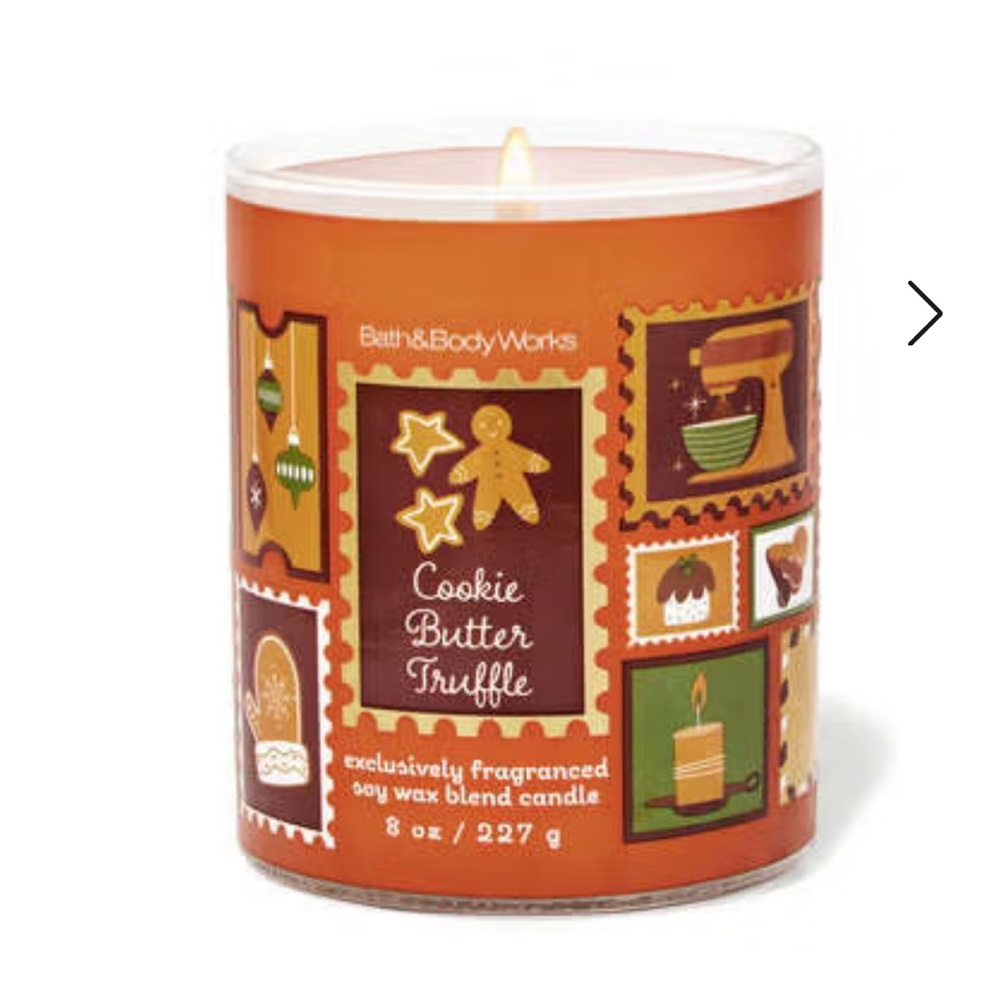 🎅 BBW Cookie Butter Truffle Single-Wick Candle NEW